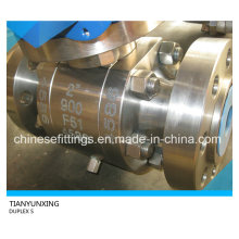 S31803 Saf2205 F51 Duplex Stainless Steel Forged Ball Valve